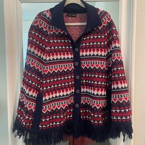 Vintage Poncho Cape